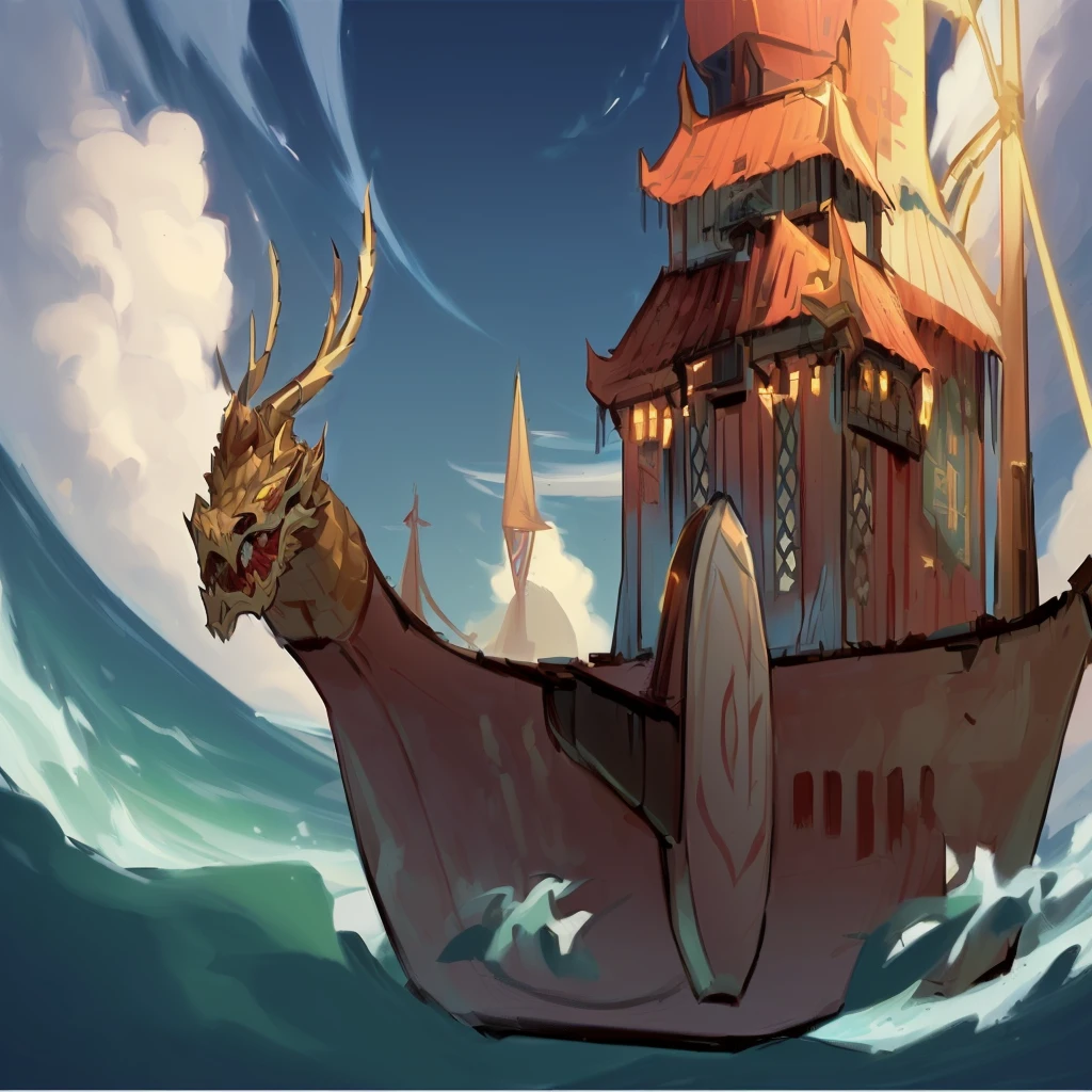 A cute Chinese boy is rowing a boat, a colorful Chinese dragon in the air, in the style of rendered in cinema4d, Low saturation,playful character designs, orange and green, Clean blue sky and white clouds,bloomcore, toycore, pure color background,clean ackground,cinematic Lighting,super detailing,8K,Ultimate