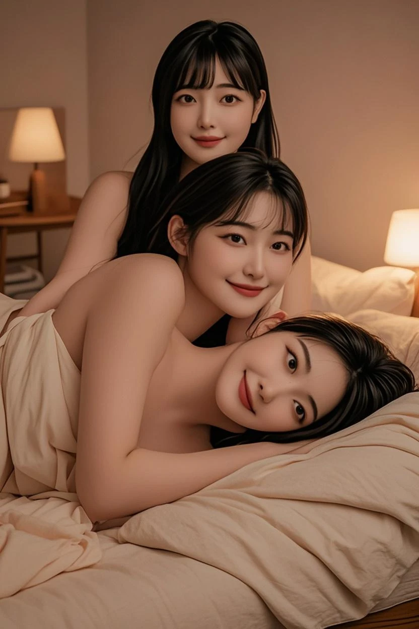 4girls masturbating, masterpiece, best quality, (photorealistic:1.4), pulling pants down, full body shot, seen from behind, a photo of a beautiful woman, (completely :1.2) ((skinny, fit body:1.3)) brunette hair, thong, textured hair, detailed face, spread legs, naked, nsfw, blonde hair, very messy hair, showing pussy, in a very bed, smiling, half asian, ) ((very cute face)) ((smiling, happy, having fun)) ) ((not looking at the camera, facing away from the camera)) sexy lingerie, Highly detailed CG Unity 8K wallpapers、top-quality、ultra-detaillied、masterpiece、realistic、Photo-realistic highly detailed cute girl、(20yr old)、roundly eyes、((group, crowded))(((naked)), naked,