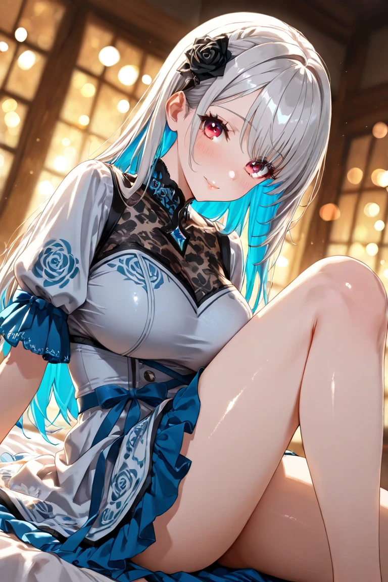 (top-quality)), ((masterpiece)), Pitch Resuit、Puffy nipple、(see -through:1.5)、full body Esbian、crouching down、open one's legs、Straighten your back、(Bring your hips forward:1.)、、Spread 、A slender、Colossal tits、Angle from the floor:1.2、Low camera angle、White liquid from the crotch、
