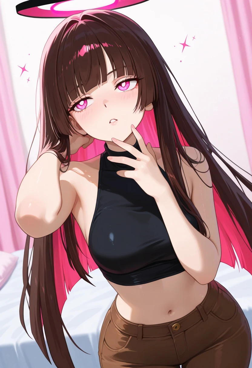 fellatio cum in mouth penis insertion orgasm face pussy juice fingering 15 year old girl hoodie bottomless brown hair long hair orgasmFace