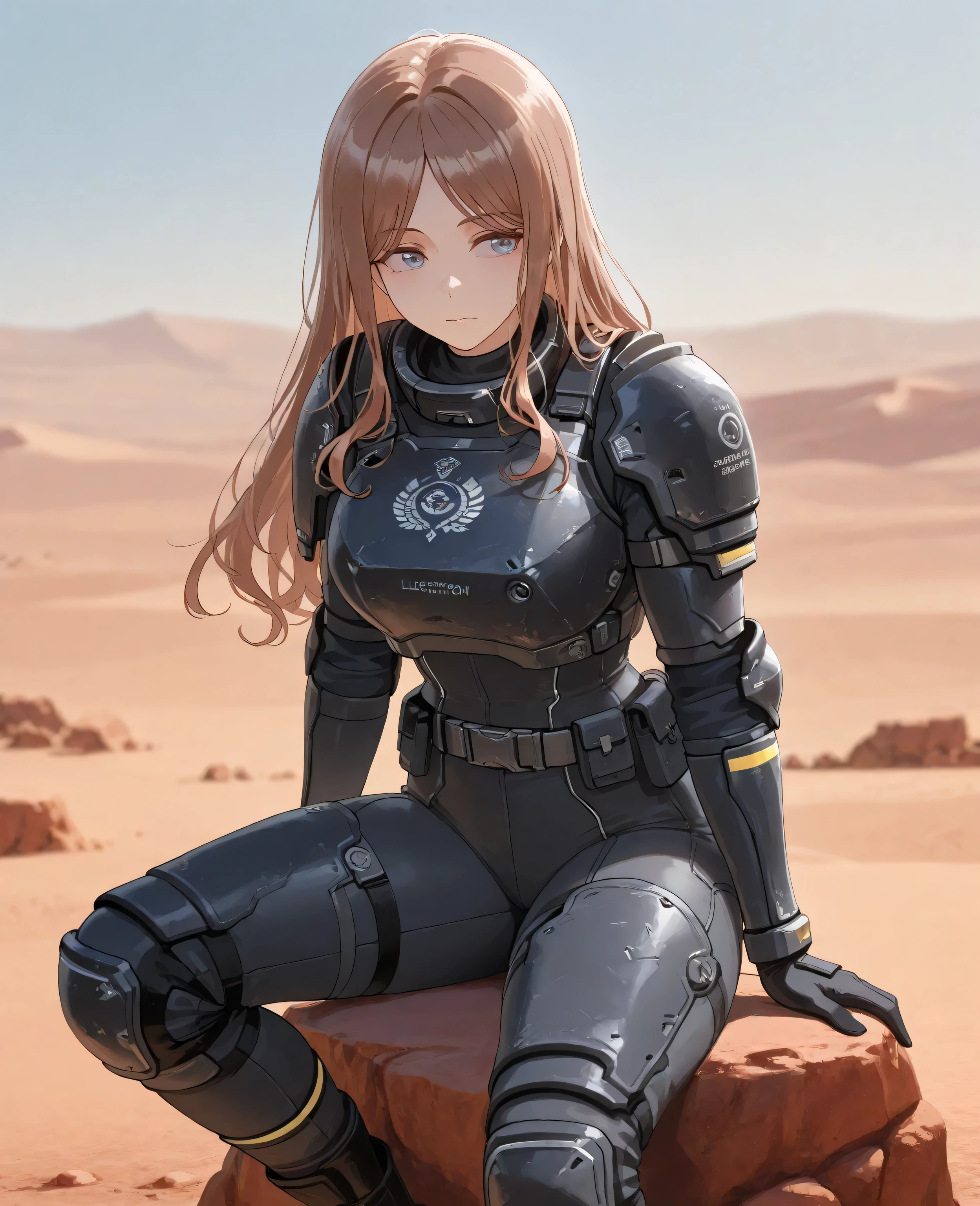 one girl,Mygo,nagasaki soyo, long hair,masterpiece, best quality, Amazing quality , Very aesthetic, high resolution, super details, soft, color, absurd, Latest Stunning, Fine face , Beautiful Face, helldiver armor, , black armor with yellow accents , belt , boots , gloves , shoulder pads , knee pads , belt ,outdoor, dynamic soft, cinematic soft, Desert Background, stand on a rock 1
(Large Digital Artwork), (Detail Cartoon illustration), (Detailed Script), (( perfectly anatomical structure)), ( Detail Complex :1.3), (Super detailed:1.3), ( illustration:1.3), ( focus:1.3), ( natural soft:1.05)