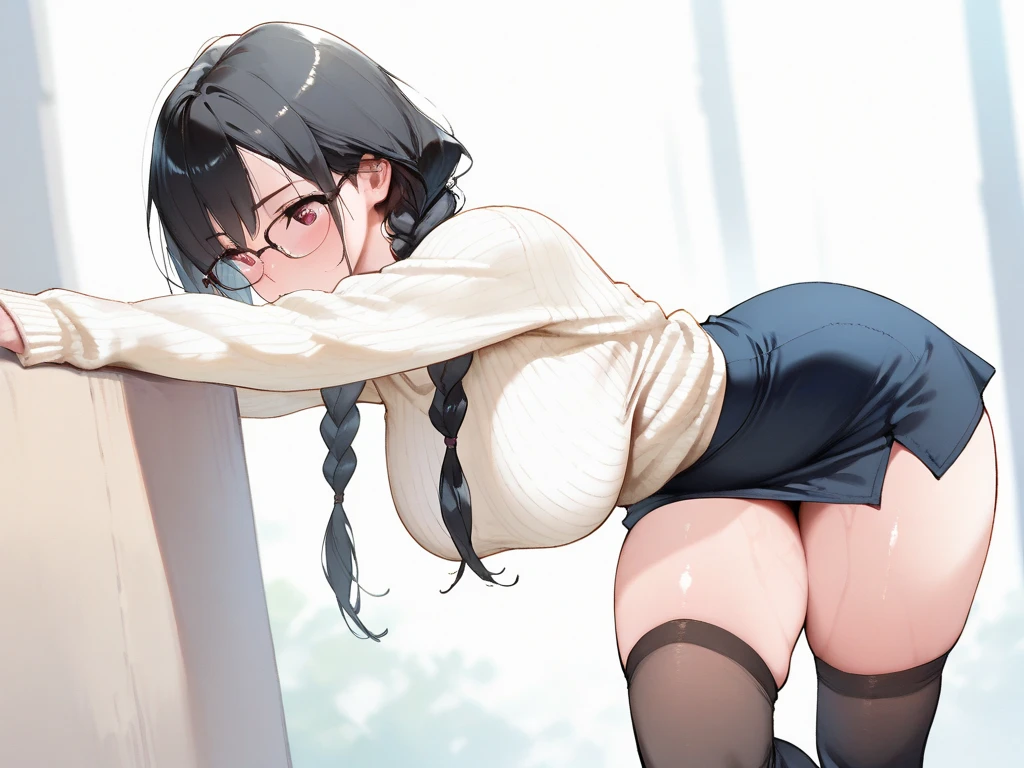 masterpiece, Highest quality, so beautiful, Absurd,
One girl, alone, Black Hair, Bobcut,
Thermont 16A, Glasses,
Collared shirt, Happy, smile, Sticking out tongue、whole body、Standing with your legs apart、Are standing、View your viewers, White Background, Simple Background,被写体のwhole bodyが映る、(From below:1.3)、Crossdresser、Transsexual、NSFW