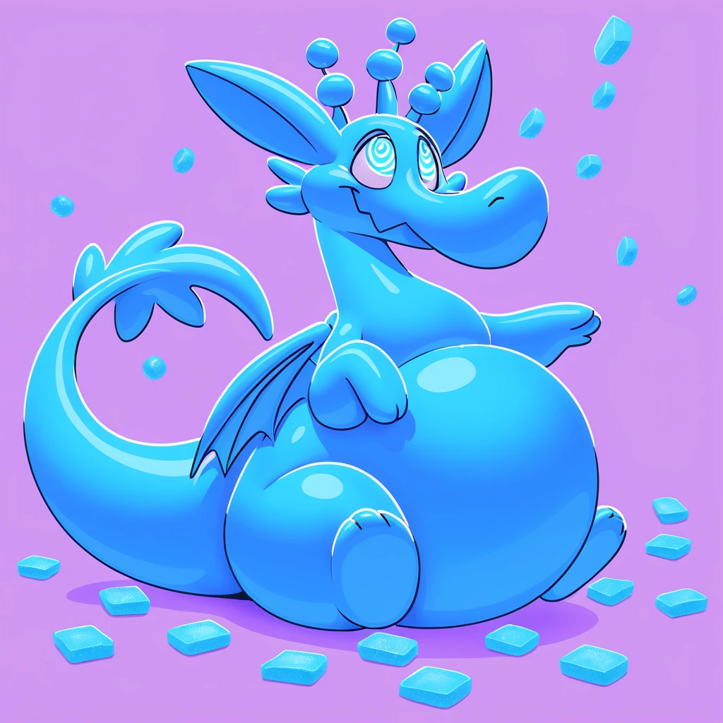 solo, male, kobold, blue body, purple eyes, ball_sack, muscular male, (small), ((flat chastity cage)), , squatting, crouching, open mouth, sweating, sweaty, tired, scowl, knocked_up, very_pregnant, ((hyper pregnancy:1.5)), eggs, wet eggs, pregnant, short, oviposition, egg_laying, laying_eggs, egglaying, leashed collar, collar, leash, , fence, backyard, doghouse in background, naked, anal_fluid, discarded_clothing, by gerrkk, by korichi