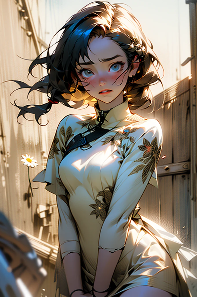 mdjrny-v4 style portrait of a female leprechaun, voluptuous, gorgeous detailed face, mischievous smirk, ample hips, insanely detailed accentuated big booty, mature, great aesthetics, perfect anatomy, well proportioned body, intricate, elegant, highly detailed, digital painting, artstation, concept art, smooth, sharp focus, illustration, art by artgerm and Greg Rutkowski and alphonse mucha, 8k, High-quality, insanely detailed,