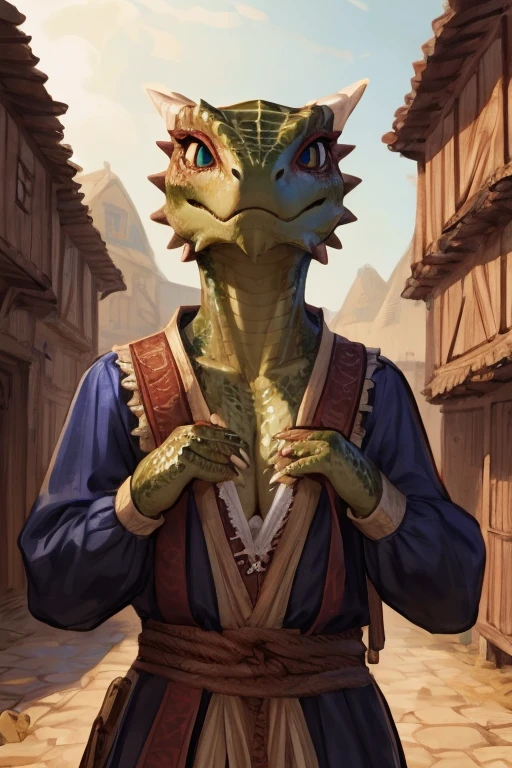 ((Best quality)), ((masterpiece)), (detailed), The lizardman
