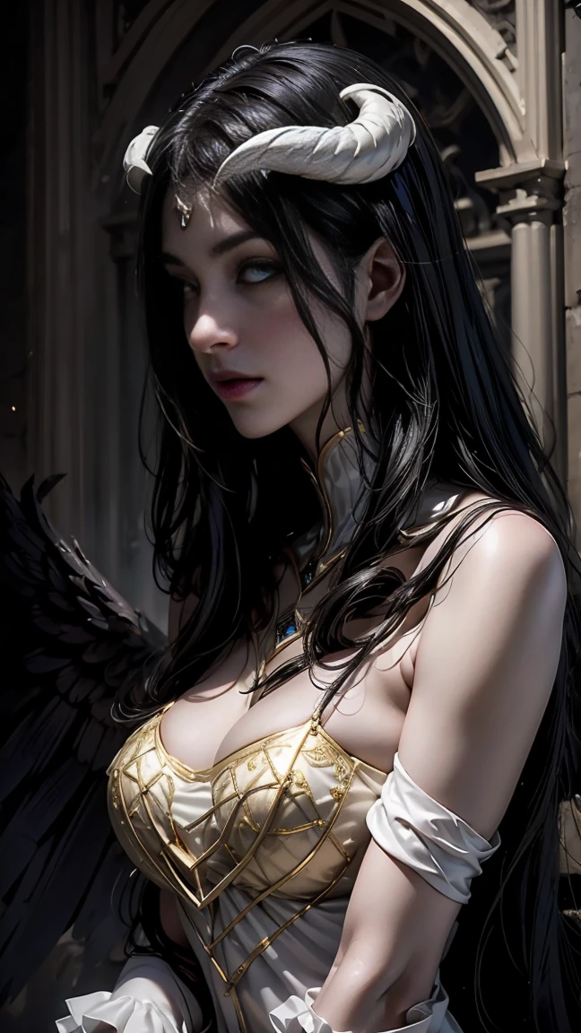 Azriel is a men described as classically beautiful, but almost unreadable. He is tall, with dark hair, tanned skin, and massive Illyrian wings. His eyes are hazel and the planes of his face are said to be elegant. He has a brutal scar on his right arm.

Azriel is surrounded by shadows. Illyrian warriors often carry a siphon, to channel their raw power into something useful. Azriel requires seven cobalt stones.