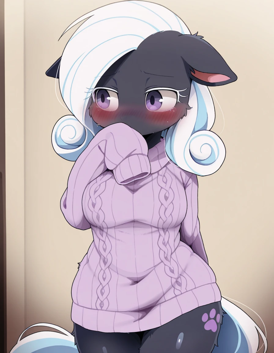 Ghost nun girl, White skin, long white hair, white ghost cape, Wide black smiling mouth, Black hollow eyes, Exposed naked Body, Nipple exposed, vagina exposed