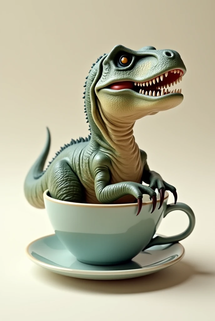 detailed dinosaur illustration,comic style,drinking a cup of tea,funny illustration,(best quality,4k,8k,highres,masterpiece:1.2),ultra-detailed,(realistic,photorealistic,photo-realistic:1.37),playful,comic book style,bright colors,whimsical lighting,humorous scene,friendly dinosaur,expressive eyes,colorful background,steaming tea,relaxed and cozy atmosphere,detailed scales,accurate anatomy,stylized illustration,illustration with depth,amusing details,cartoonish style,pleasing composition,artistic shading,playful interactions,charming character,personality-filled,portraying joy,quirky elements,epic visualization,entertaining storytelling,vibrant environment,cheerful mood,cartoon-like proportions,expressive facial features,lovable character design,creative and imaginative display,artistic rendering of textures,colorful and lively appearance