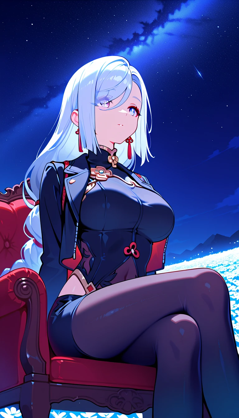 (2 demon girl), (beatiful eyes finely detailed, face to detail, two tone hair color, have horns), (full body:0.8), knight armored, contemptuous facial expression, laying her back on sofa, middle ages style bedroom, full body, anime best girl, masterpiece sidelighting, night time, masterpiece, top-quality, detailed, High resolution illustration