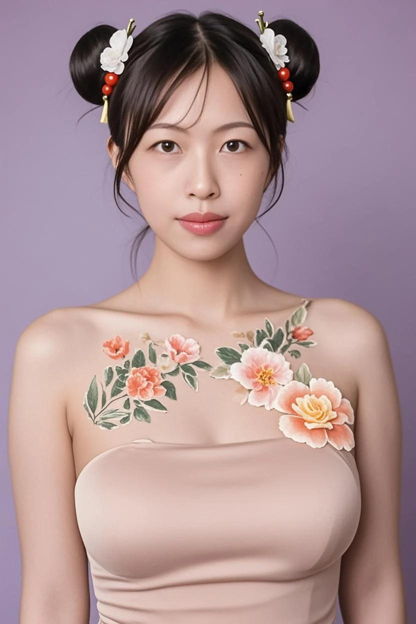 (Highest quality:1.5), (Real:1.4), (Ultra high definition:1.4), (No correction:1.4), (Skinny 18 year old girl), (1 Japanese very thin girl with flat chest in eighteen years old), (very thin body), (flat chest), skinny face, (Beautiful skin), (bangs), (Erect nipples), (Full nudity), (Completely naked), (very thin naked girl is standing front the plain background), (18 years old flat chest girl with full nude is standing front the plain background in photo studio), (front view of a flat chest girl), (Photo studio), (Upper Body), (smile), (Turn your body forward), (very thin), (flat chest:1.2), (full nude), (Plain background), (upright)