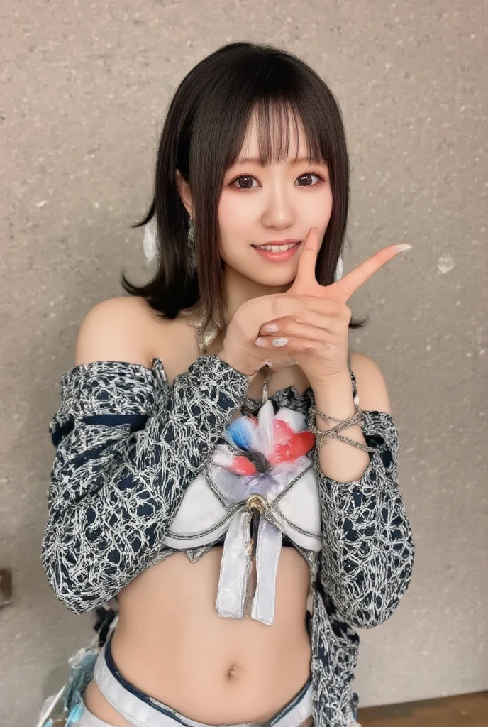Two beautiful mature Japanese women aged 55, Two Women, Long eyelashes, Super Short Hair, Red lipstick, Pearl Necklace, Earrings, Dark eyeshadow, Large Breasts, Big Breasts, Cleavage, Floral dress, Lying on pasture, Green Grass, Sleep on your back, Holding hands