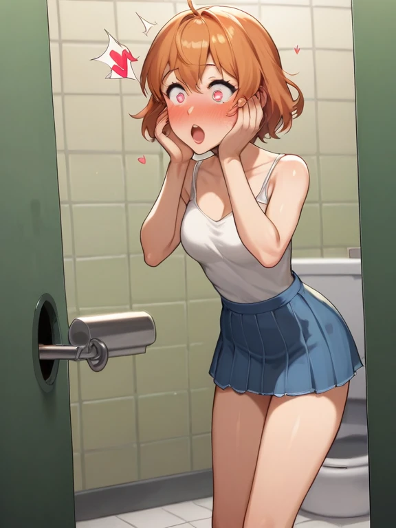 absurdres, (masterpiece, best quality), (ultra-detailed), extremely detailed,super high resolution, (Top Quality photorealistic Illustration), (Super Definition), (best quality,masterpiece:1.0),(cute illustration:1.3), (high Saturation:1.2), highres, ultra-detailed, 32k,8k resolution, intricate details, cinematic scene, detailed background, detailed background, BREAK (show off nipples:1.6),detailed beautiful face and eyes, very detailed background, (an extremely delicate and beautiful), (nice hands, perfect hands), (appropriate posture), (appropriate configuration), ideal ratio body proportions, BREAK (show off nipples:1.6),(dynamic angle:1.6), (close to viewer:1.6), depth background, in the beautiful bathroom, taking a bath, bathing, rim light, beautiful lighting, strong light, widely, (bubbles:1.6), blue tile wall, ((looking up at viewer)), ((looking up)), BREAK ((1girl, solo, Misaka_mikoto)), very cute and beautiful girl,(highly detailed beautiful face),(twinkle smile), (full-face blush), (shy),open mouth, ((no pantie)), ((no underwear)),((no skirt)) ((no clothes)), ((no wear)), ((no swimsuit)) BREAK (show off nipples:1.6), (exposing bare breasts:1.3), (exposed chest:1.3), (no bra:1.3), (exact number of nipples:1.6), nsfw, BREAK (very flat breasts:1.8), (very small breasts:1.8), belly button, brown eyess, very short hair, brown hair, floating hair, bow,