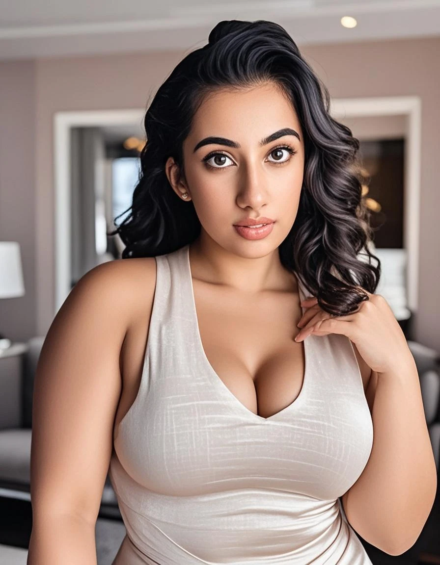 a portrait of DEN_violet_myers in front of a [plain black background] wearing a black tank top, collarbone, [headshot], [centre frame], looking at the camera, facing the camera,
mouth open tongue out and cross eyes, dynamic lighting
photorealistic, high detail, detailed, masterpiece, 8k, highres, flawless, colour, professional