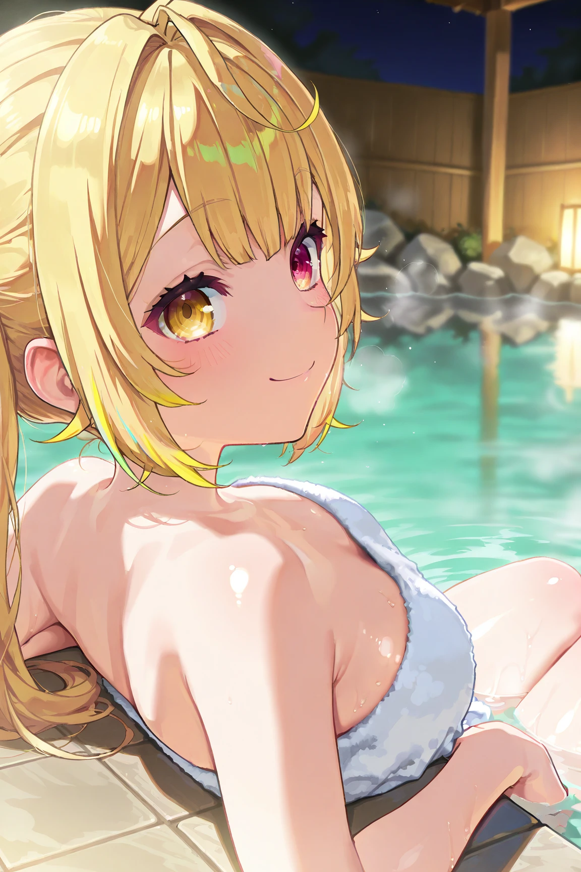 pillow,Outdoor,((Pool,White micro bikini,just))(highest quality), (masterpiece), (High resolution), original, Very detailed8K壁紙,((Very detailed)), Very detailed,(1 girl, alone:1.2), (blush:1.2),,,((High resolution)),(Small breasts:1.10),(highest quality:1.2)Small breasts, Are sleeping,landscape,Side view,Upper body close-up(transparent),