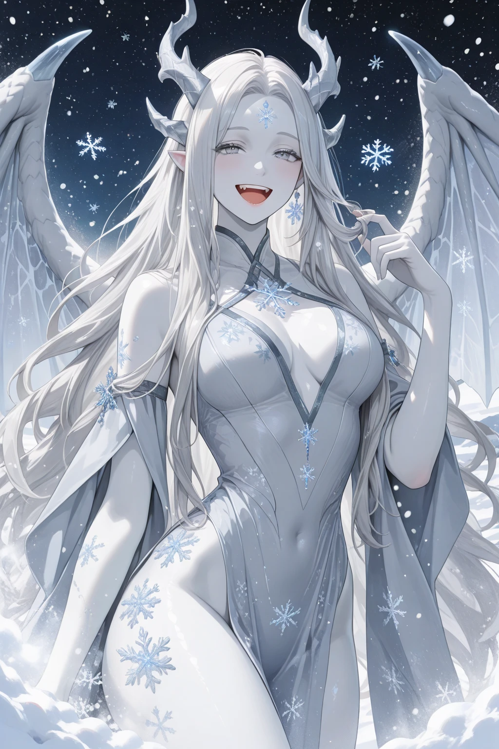 accurate drawing, snow blizzard snowstorm, female, the body, sun light, shaved open pubis, haircut white hairs, a lot of snowflakes, in the snow ice crystalls, super detailed, anatomically correct, masterpiece composition, , face perfect cute woman sweet beautifull, wearing white fur cloak, thick white vapor fog smoke clouds wind, white skin, bright pink blush, front view, fullbody, snowflakes crown, wearing crystal white transparent lingerie