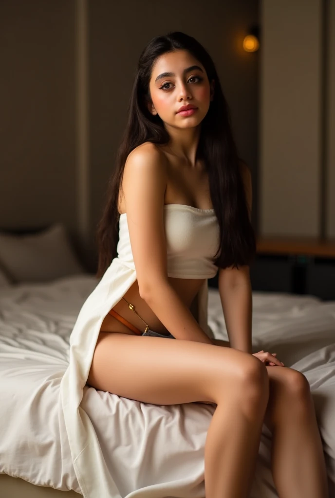 Cinematic, RAW, (((realistic graphics))), (((realistic textures))), Best quality, high resolution, (((Masterpiece))), High-definition, (((ultra-detailed))), (((ultra-realistic rendering))), soft focus, ultra-hd, realistic body proportions, 1 girl, 18 year old, pretty face, hot body, cute eyes, ((black hijab)), tight white t-shirt, no pants, no panty, in bedroom, detailed bedroom, (((pooping on the floor))), (((poop dripping from ass))), (((releasing poop from her ass))), (((some filthy poop on the floor))), (((poop accident))), (((full body view))),