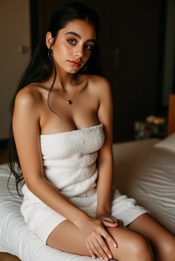 Young beautiful sweet Bogor city girl, 17 years old, mixed descent from sundanese and Javanese, slim body, messy medium long hair with a bangs, georgeus face, lying down sleeping lazily lean on wall spreading legs wide peeing on sleep in the morning at shower room, head limp to the side, realistic, her eyes half closed, best detail high, no panty, no bra, wearing all unbuttoned muslimah long dress, no underwear, almost naked, semi nude, shy smailinf, very detail, very realistic, natural, hairy vagina exposed visible, she has been peeing, yellowish urine flowing down from her vagina, very sleepy, snoring deep sleep, exhausted,