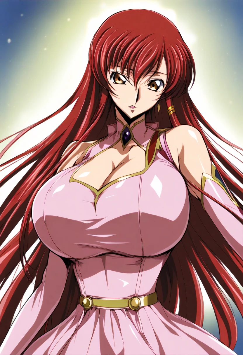 High resolution, Highschool Dxd, Raynare 1girl, ((bimbo))), long blond hair, blue eyes, erotic smile face, sexy face, puffy lips, painted lips, thick lips, wide hips, thick thighs, thick hourglass figure, busty, enormous Natural breasts, shiny skin, oily skin, hot pants, white top, gym, revealing cleavage, sweat, tall, legs, breasts posing,