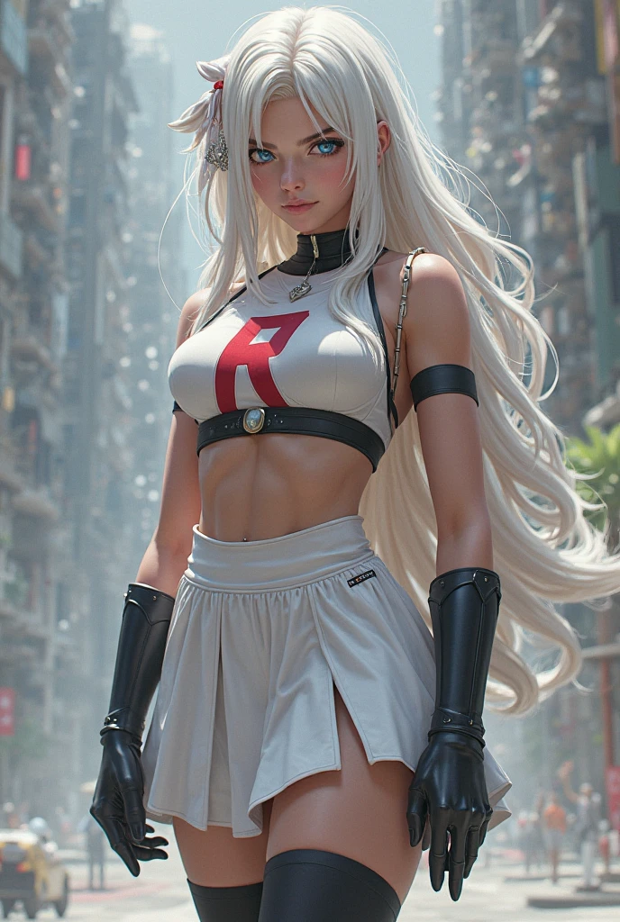 Concept art, sexy girl, white haircut, extreme details, t-pose, 3 frames, public hair, mini skirt, transparent red lingerie, back,