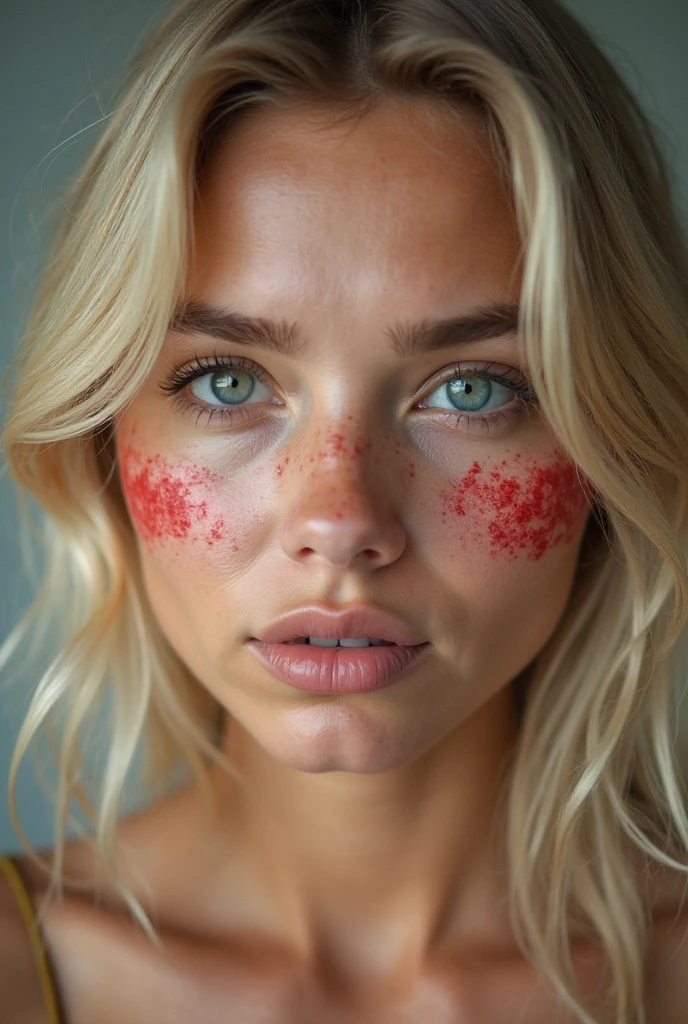 angel, armor gold (masterpiece, best quality, high resolution:1.4), 1girl, angel, skin pores texture, Hair blonde, HD , Photography, movie, cinematic, full Body, Realistic, (8k, RAW photo, best quality, masterpiece:1.2), (realistic, photo-realistic:1.33), best quality, detailed eyes blue, cute,natural lighting, depth of field, film grain, wrinkled skin, sharp, detailed and realistic portrait of a woman ,(freckles:0.5)
, ropa interior , mano en el pecho
Calzon rojo , esta sonriendo, cuerpo completo