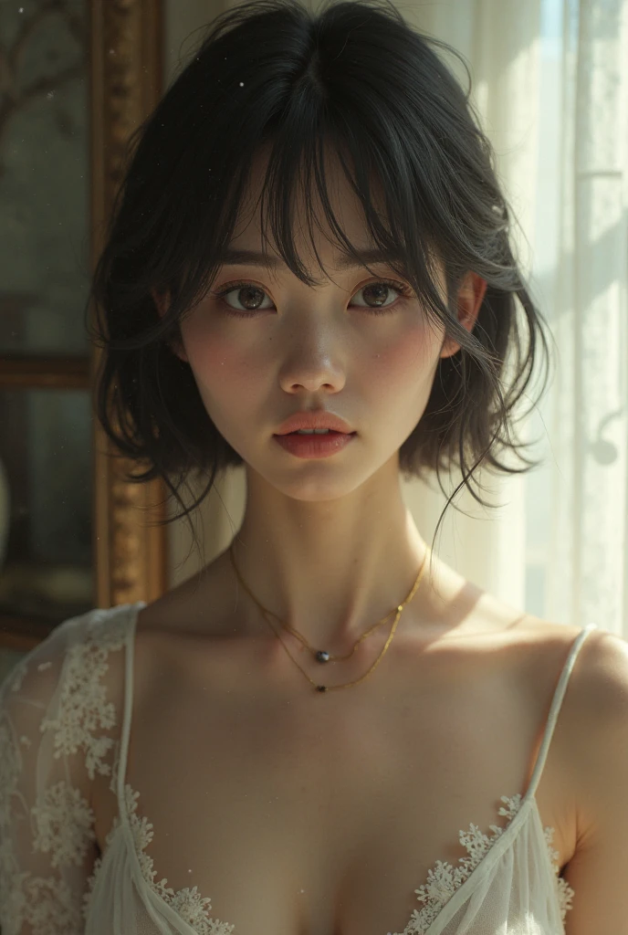 Married Woman、High definition、Real、40s、Soft Light