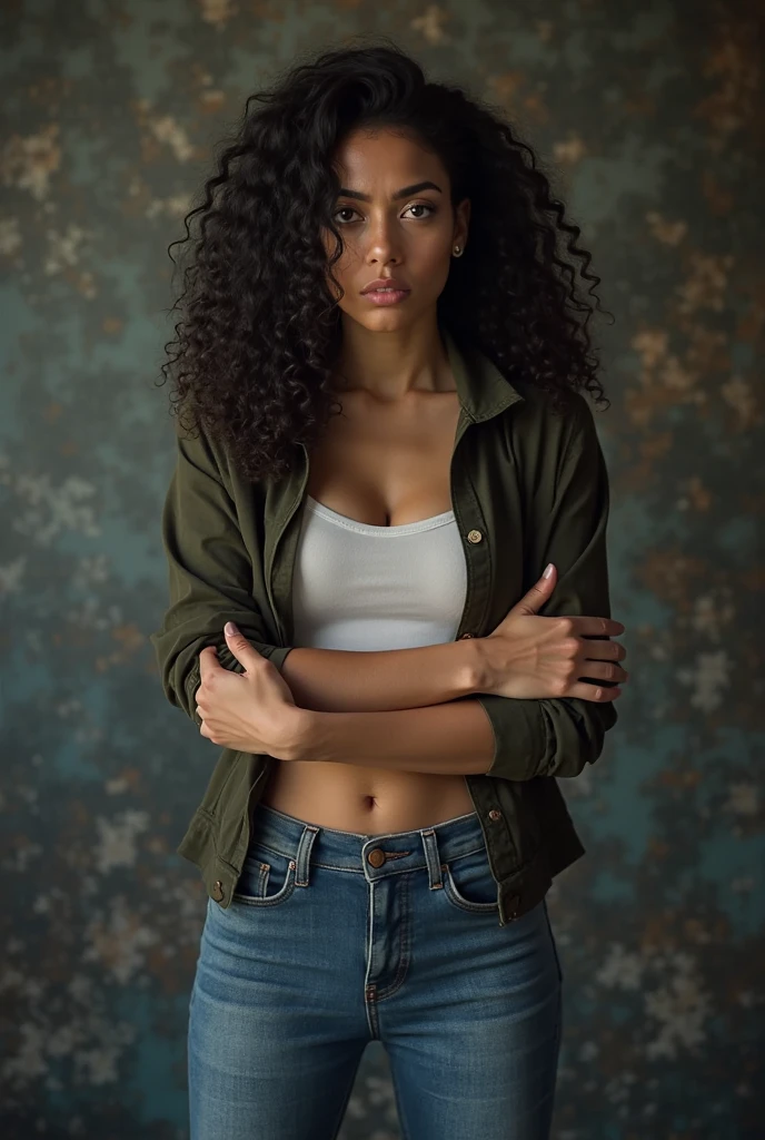 Beautiful young girl full body