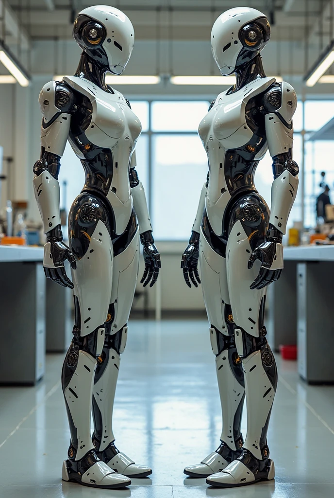 Translucent ethereal mechanical girl,Futuristic girl,Mechanical joints,mecha-girl,futuristic urban background