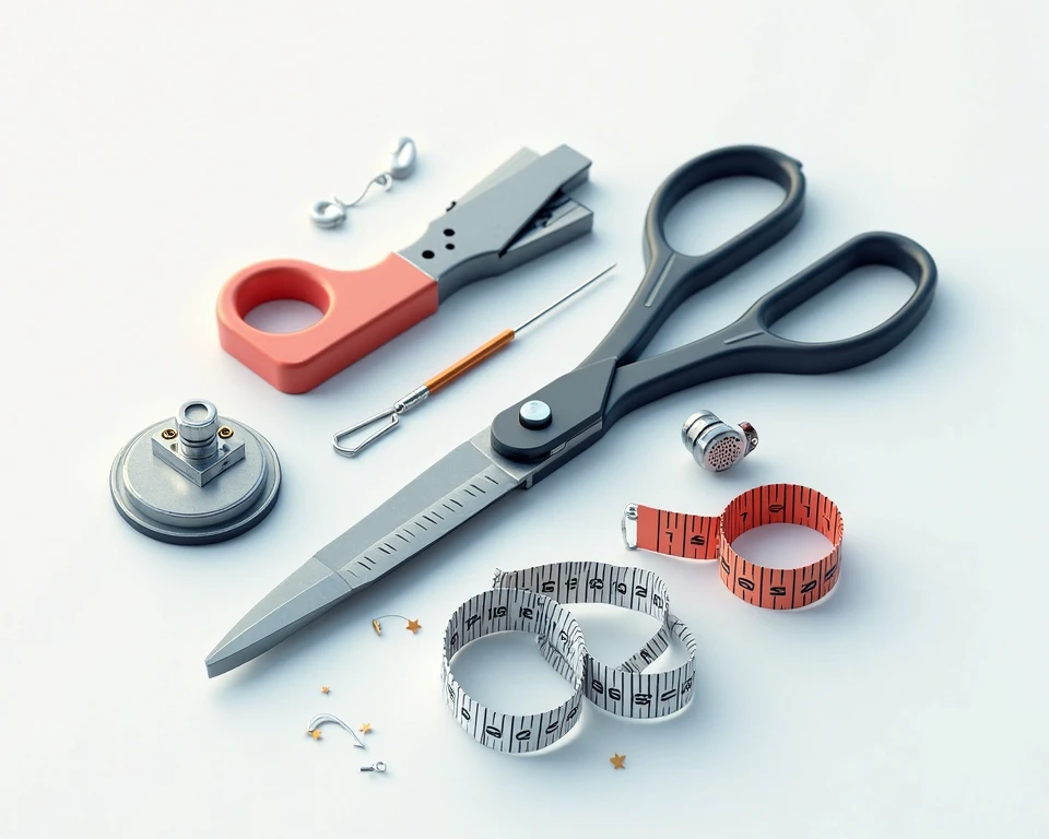 Sharpen and coherently refine the emblem of the fashion production course with the colors sky blue and pink.