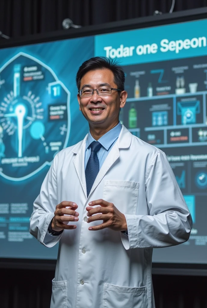xi <lora:xi-2:0.9> lab coat, scientist