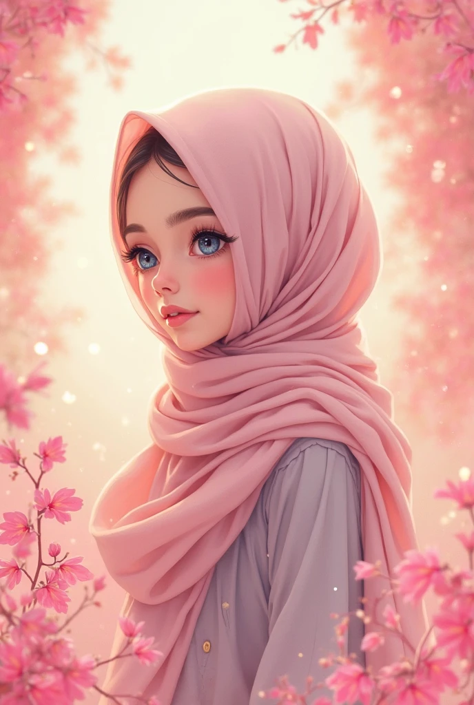 Hijabi girl anime