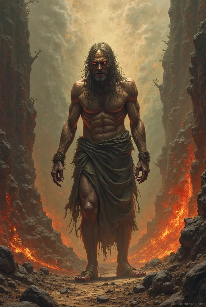 Sisyphus in the underworld. without connection with the stone