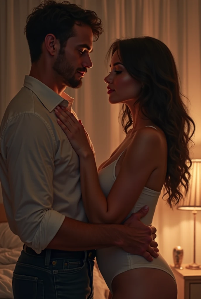 Two friends touching each other sexually