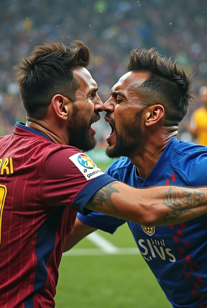 Messi kissing James Rodrigez&#39;s foot