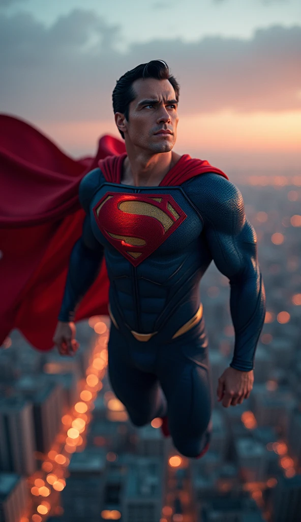 make an image of superman saluting
