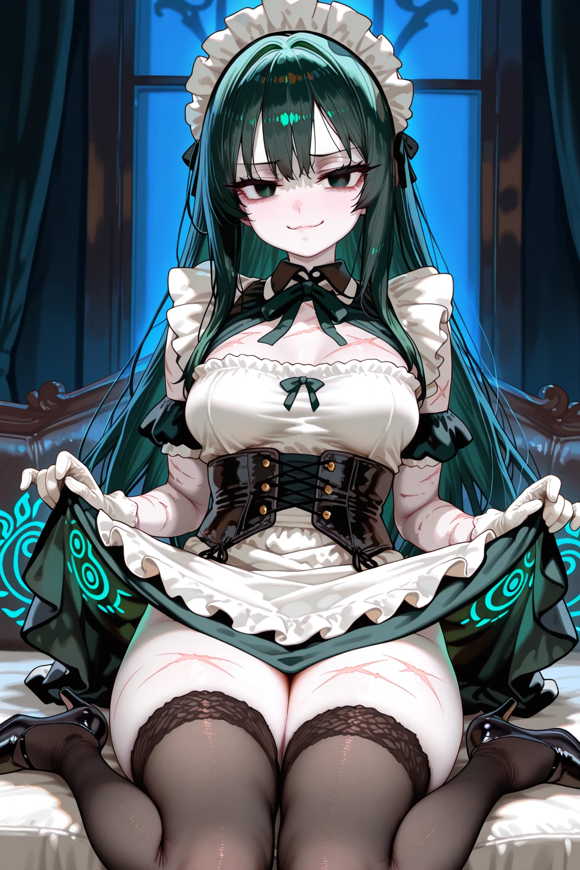 (score_9,score_8_consolation,score_7_consolation), fantasy, 1 girl, Aristocratic Girl, Girl taking off her fancy clothes, girl without underwear, Girl looking with a sinister smile, A girl wearing nothing under expensive clothes, exposed nipples, exposed chest, exposed pussy, Girl holding a dildo with sticky liquid on it, Beautiful girl, Adult Girls, big bust, big ass, , wide pelvis, slim body, attractive body, person of high status, mansion, 화려한 mansion의 방안, Masturbation tools hanging on the wall