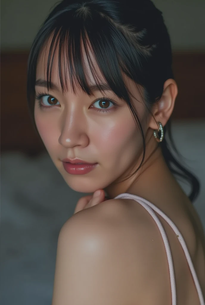 sofiax crouching. [8K, Best Quality, Masterpiece, Ultra High Resolution, (highly detailed CG unity 8k wallpaper), (best photo), (best shadows), isometric 3D, octane rendering, ray tracing, highly detailed, (wide panoramic view: 1.1), (Best quality, 4K, 8 k, high resolution, masterpiece:1.2), absurdity, masterpiece, ultra detailed, (realistic, photorealistic, photorealistic:1.37), complex parts, HDR, (complex parts:1.12), (hyper detailed, hyper realistic, Soft lighting, spicy:1.2), (complex part, Hyper detailed:1.15). Blurred foreground, (Front lighting), realistic, masterpiece, high quality, brightness, chromatic aberration, by Jeremy Lipking, by Antonio J. Manzanedo, 8k uhd, smoke, shadows, contrast, looking_at_viewer, (warm hue, warm tone), high details, natural skin pores, skin imperfections, cellulite, stretch marks and moles on skin].