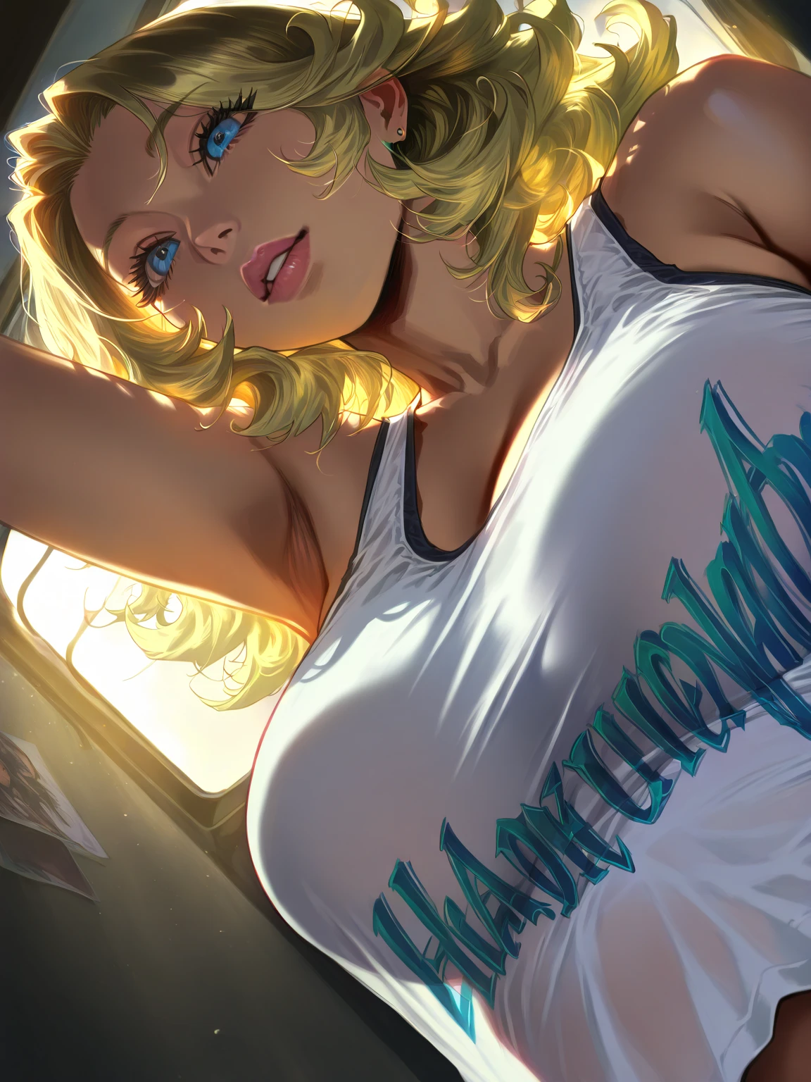 (high quality, best rendering),(gorgeous girl,Ana Nicole Smith),(bombshell, pin-up style)