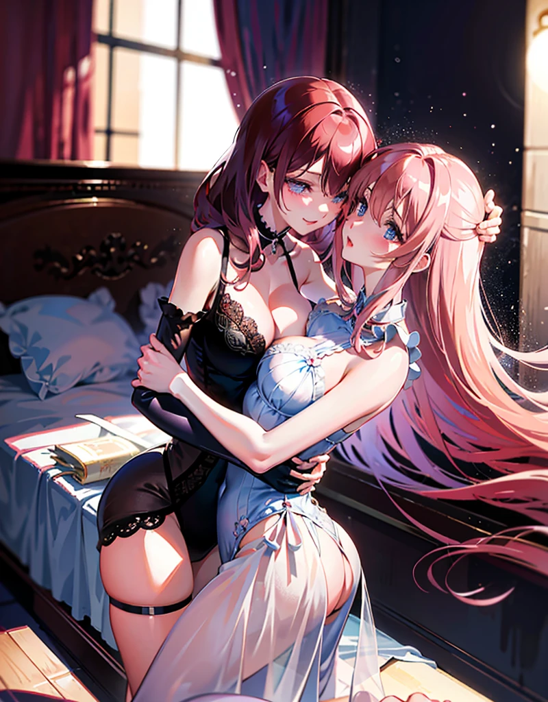 (((depict young in lace lingerie))), (((top-quality, masterpiece))), hi-school girl, in, ((cute black lingerie with lot of details)), (((pink ribbons on lingerie))), straight brown hair, deep blue eyes, (((small breasts))), nice hips, open shoulder, shopping, (Masterpiece, Excellent, complex details), delicate girl, delicate face