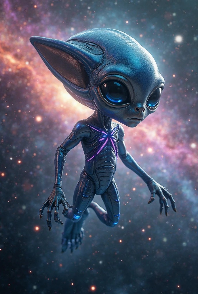 A transparent alien