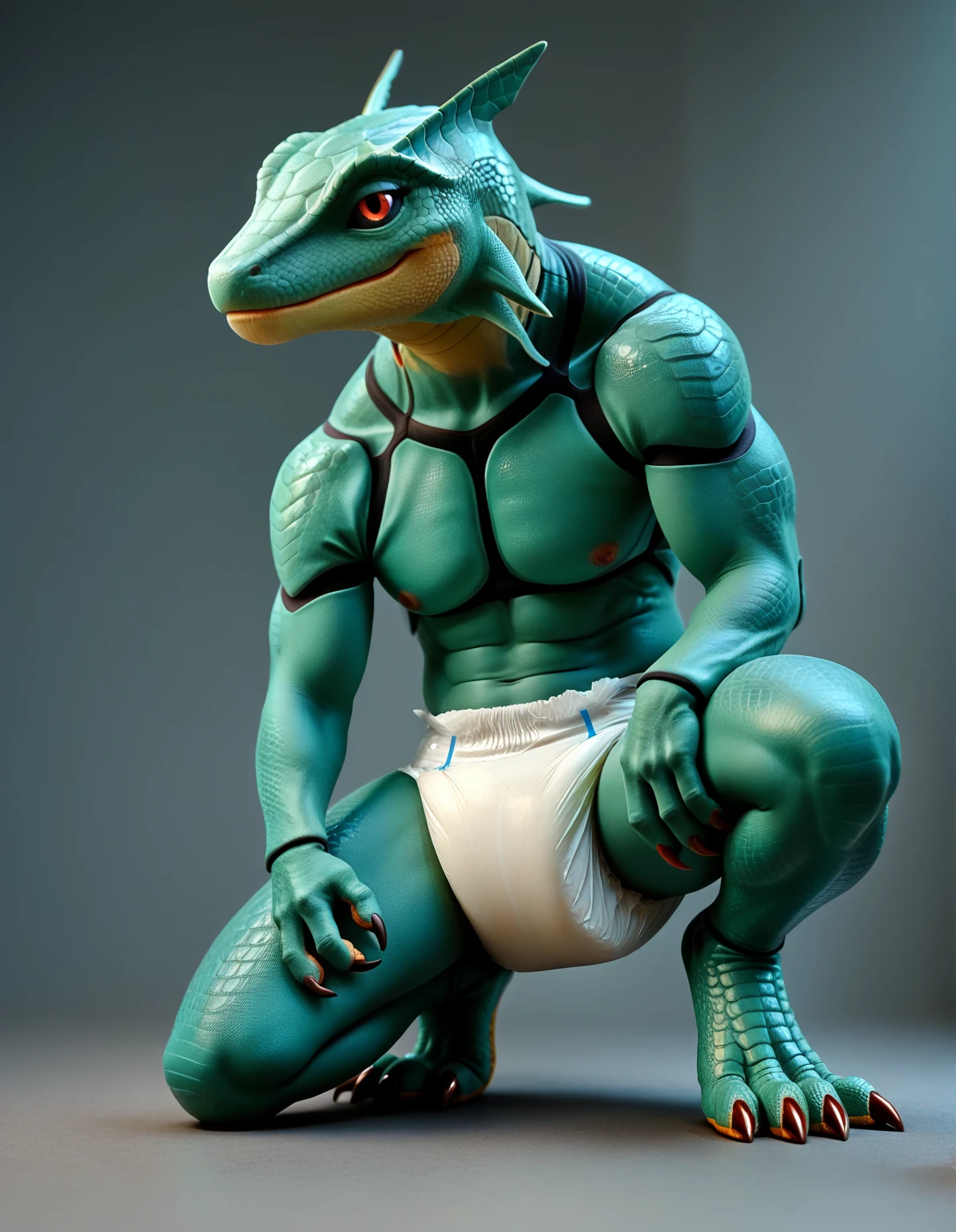 (((Snake))), anthro, (((topless))), (swimsuit) (((full body portrait))), showing pecs, showing chest, male, solo, adult, muscular abs, big pecs, (nipples), older, detailed muscles, green scales, strong muscles, huge muscles, (pool background), detailed face, smiling, muscular chest, muscular, (happy face), looking at viewer, bodybuilder body, hunk, beefy, by bruteandbrawn, by raccoon21, by personalami, by chunie, by kenket, (intricate, high detail, film photography, soft focus, RAW candid cinema, photorealism, realistic, photorealistic, analog style, subsurface scattering, masterpiece, best quality, ultra realistic, 8k)