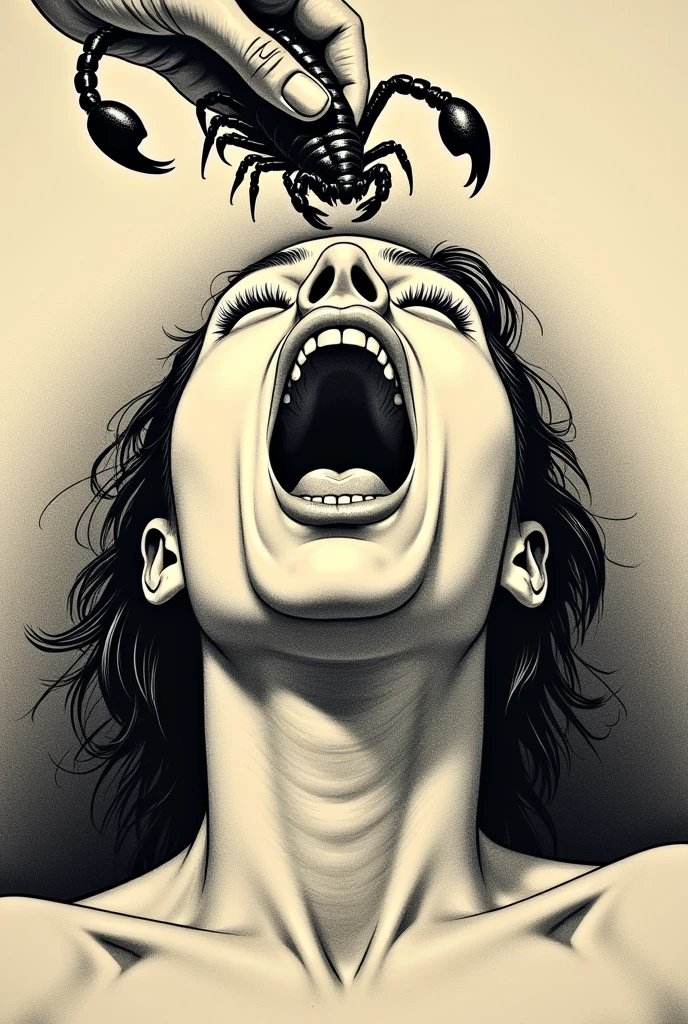 Create a creative scream movie poster