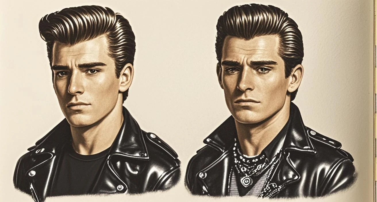 <lora:llngsh-000004:1.5> llngsh AND man, greaser