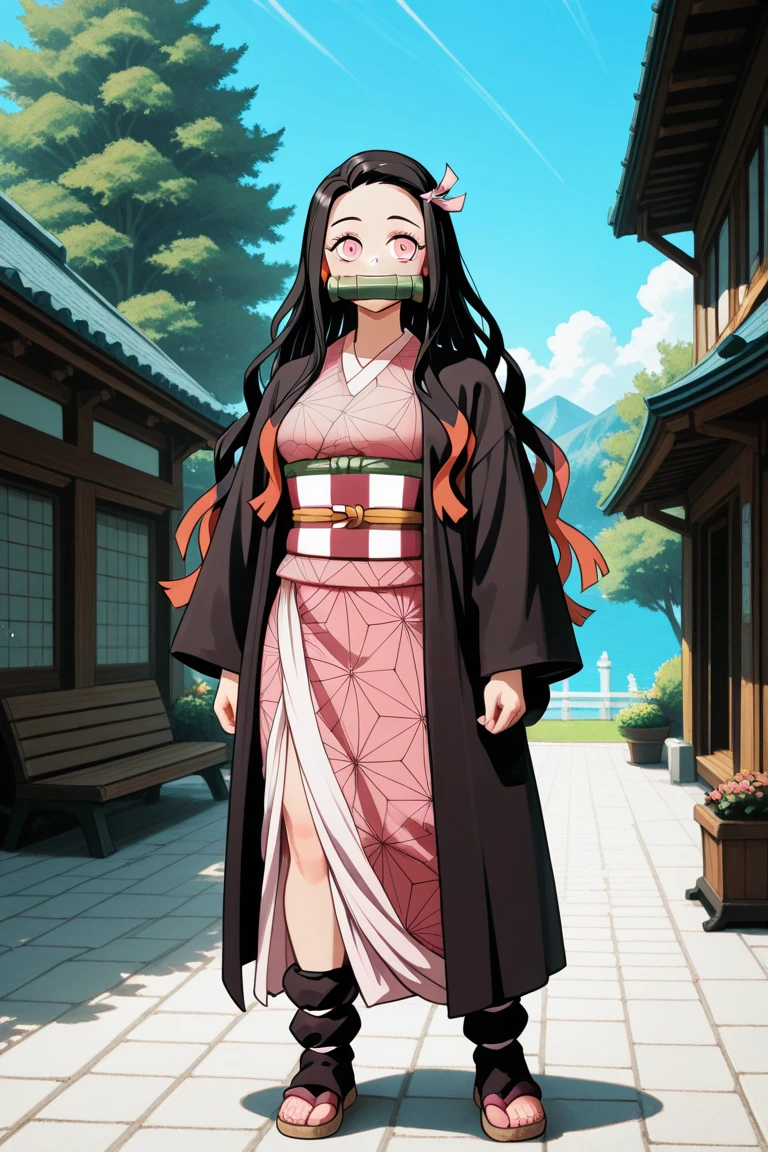 (masterpiece:1.3), (best quality:1.1), ((anime style)), detail perfect 5 fingers, perfect anatomy,
1girl,
Kamado Nezuko,
BREAK long hair, wavy hair, forehead, black hair, pink eyes, ribbon, small breasts,
BREAK naked
1boy, penis, faceless male
BREAK nighttime, (fantastic:1.2),
