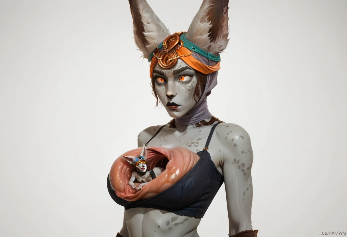 score_9, score_8_up, score_8,    <lora:Soothsayer_Kung_Fu_Panda_2_for_PonyXL:0.8> horns, old lady, soothsayer, goat girl, furry, yellow eyes, beach, bikini, lying down, towel, umbrella