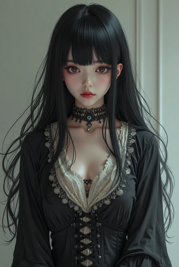 Sexy woman, standing, Arabian clothing, not revealing, black cloth covering head and face except eyes, beautiful eyes