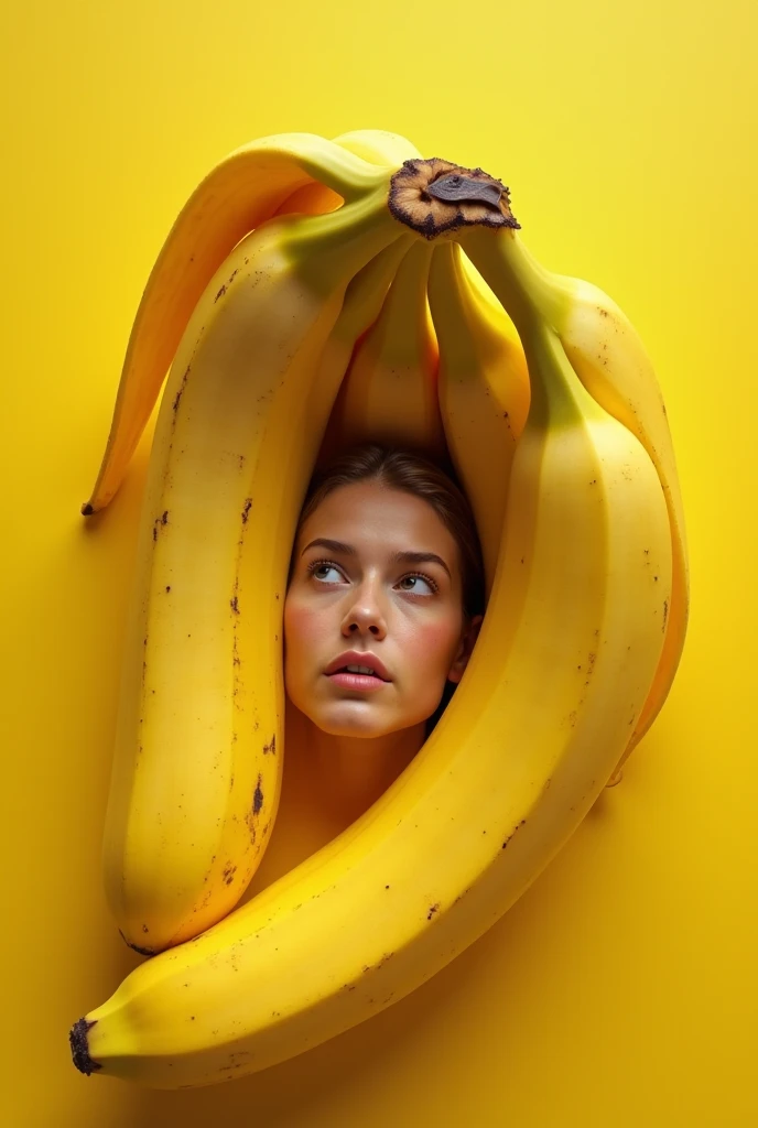 Super clean yellow banana fruit