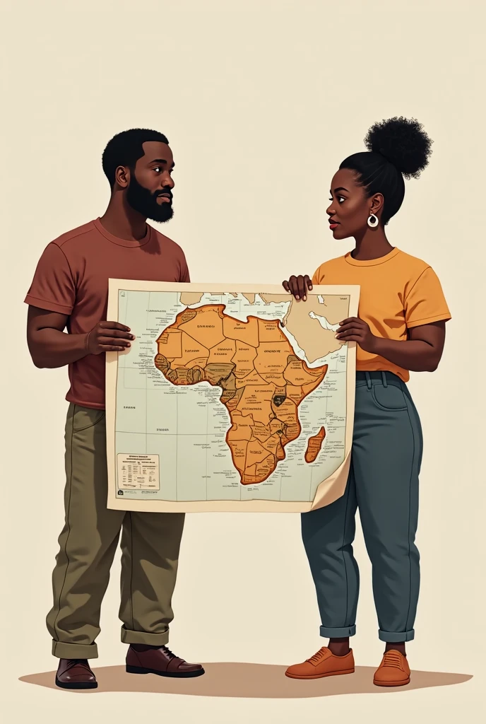 Make an infographic about the African diaspora