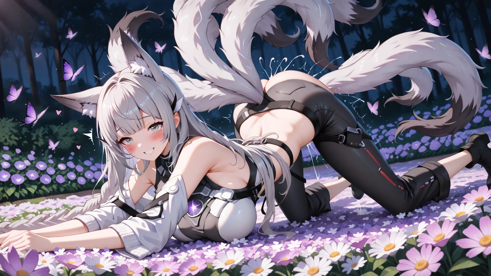(Transparent: 1.5), Masterpiece, Best quality, Ultra-high definition, Highest resolution, Very detailed, Clean skin, Anime, Full body of, Slender, Very cute, Young face, 14-year-old girl, Nipples Fully Visible, Open, Open, Little big breasts柄, White liquid, lie, Open legs, raise leg, Turning Clothes Over With Hands, Red eyes, semi long hair, silvery white hair, Figure-eight weaving, White clothes, Rabbit ears, bunnygirl, Knee socks, Half-naked clothes, Wet clothes, The best wet body, Pale clothes, chest protruding from clothes, full of sweat, embarrassment, Blushing, Dazzling, cleavage, Crotch