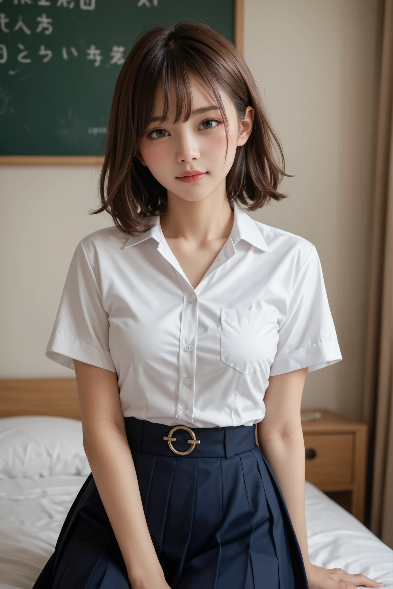 Masterpiece,Highest quality,Official Art,Highly detailed CG Unity 8k wallpapers, Best Quality, 8k, 12 Year Old Naked Girls, tits小さい, 、Raw photo, Absurd, Award-winning portraits, A shy smile, Solo, , , Delicate girl, upper body, Digital SLR, Looking at the Viewer, Frank, Sophisticated, Thin arms, maid Cafe, (Detailed eyes and face:1.0), (Senile:1.1)、((NSFW:1.7、Real))、1 Girl, ((Schoolgirl uniform)), View your viewers, Young face、Satisfied expression, (( Spreading legs、With legs apart、Mainly crotch)),Show your chest、、tits、Small breasts、、((Genitals))、((((10 years old)))))、(((Genitals)))、(Pussy line)、((((Japanese elementary school students、She has a short hair style、Japanese Junior Idols、I was in ecstasy.....、、I feel ecstasy、
