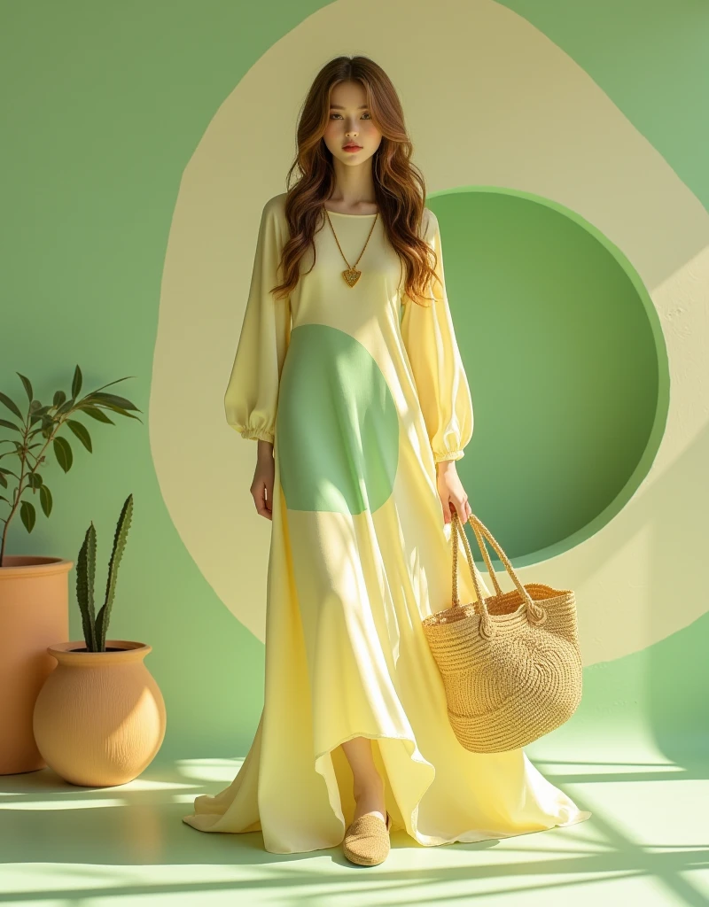 a real 21-year-old girl with blond hair and blue eyes , even though you are of legal age. You're tall and robust, you have a beautiful figure. Her breasts are medium and wearing clothes, wearing full yellow gown taking pictures with her phone covering her face in the toilet mirror let there be reflection